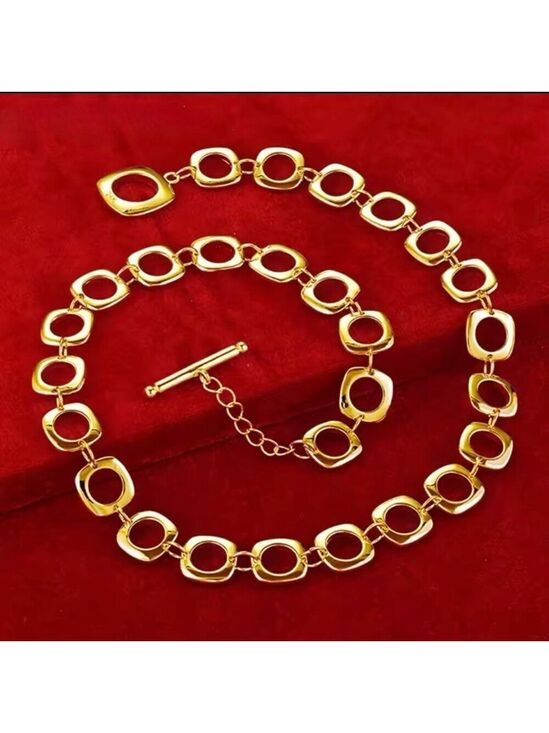 Jewelry - New with Tags Boutique Gold Tone Oval Link Necklace – 16-17 Inches